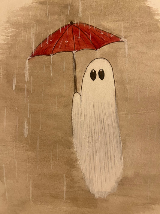 Boo in the rain ☔️